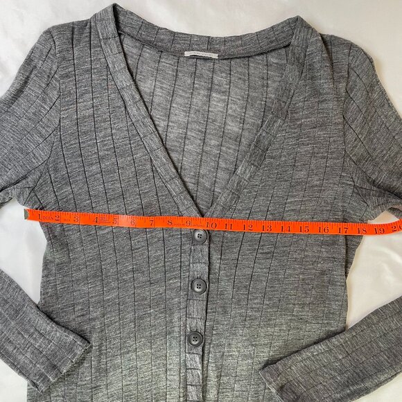 Intimissimi Charcoal Button-Up Cardigan - Picture 6 of 10